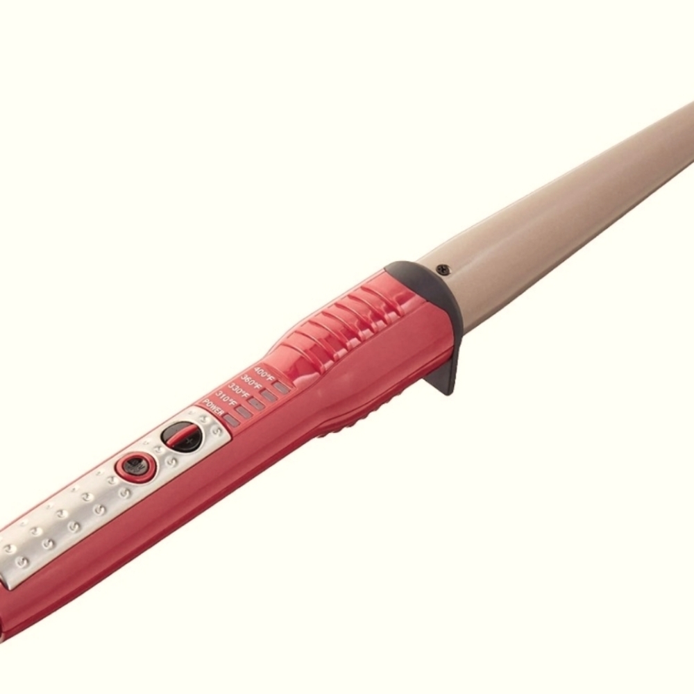 InfinitiPro Pink Tourmaline Ceramic Curling Wand